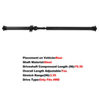 Drive Shaft Rear for Toyota Tacoma (2005–2015) V6 4.0L 4WD Crew Cab