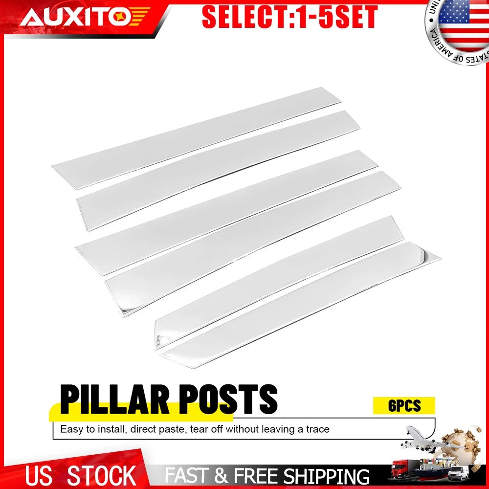 Chrome Pillar Post Covers for Honda CR-V (2007–2011) 6-30X