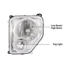 2X Headlights Set with Fog Lights for Jeep Liberty (2008–2012) #55157339AE