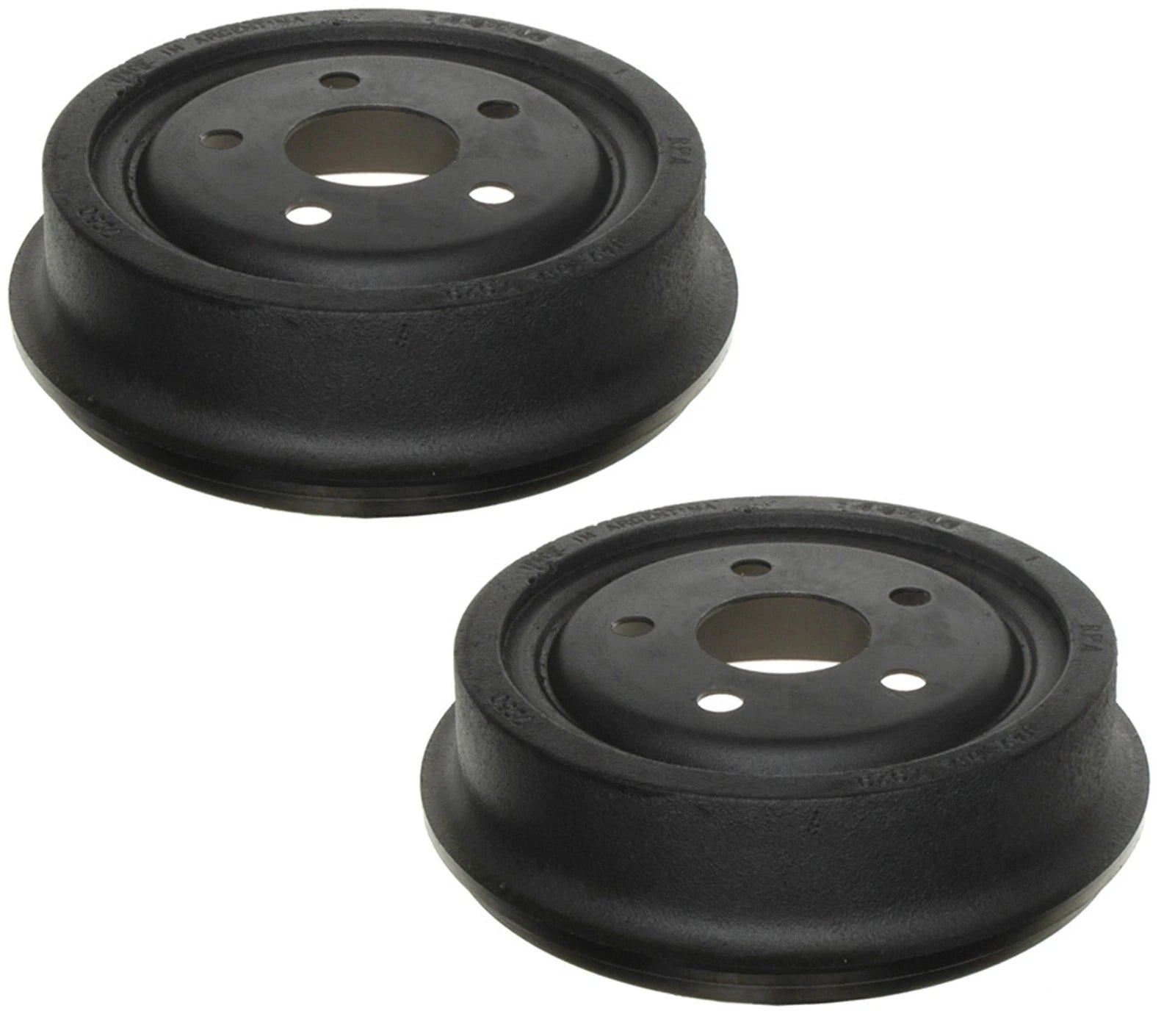 Set of 2 Rear Brake Drums ACDelco Advantage for Chevy Cavalier (2000–2005)