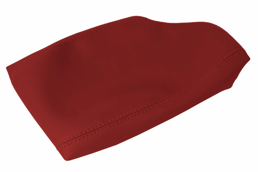 Leather Console Lid Armrest Cover for BMW F30 (2014–2018) Red