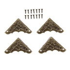 Set of 16 Corner Protectors for Picture Frame Jewelry Box Cabinet Edge Guards