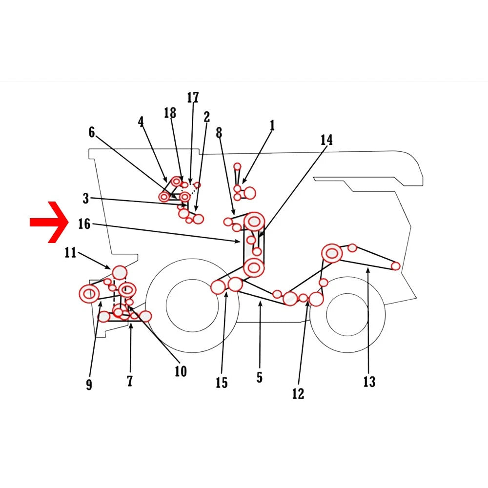 Traction Drive Belt for AM834175M1 (Hydrostatic)