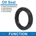 Set of 5 Oil Seal Rotary Shaft Seal Nitrile Rubber 25x35x5mm