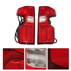 Tail Lights Assembly for Chevy Silverado 1500 (2019-2023) Red LED Left+Right