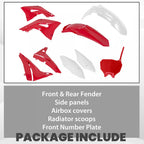 Bodywork Fairing Kit for Honda CR125R CR250R (2002–2007) - Red & White