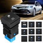 LED Push Button Switch for Toyota Corolla Camry Yaris AYGO (12V 3A)