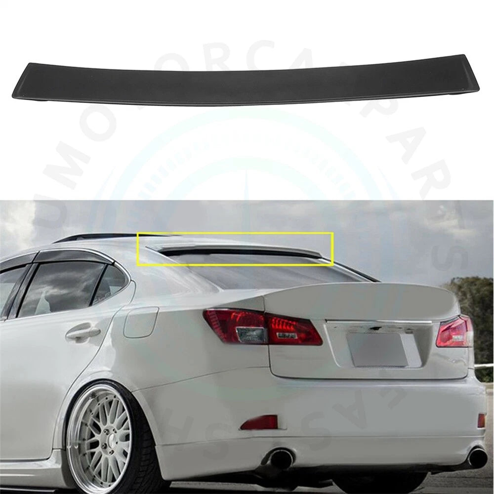 Rear Window Visor Roof Spoiler for Lexus IS250 IS350 (2007–2013)