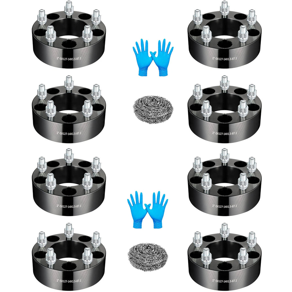 5x5 Wheel Spacers 2 Inch for Jeep Wrangler Grand Cherokee Gladiator (1984–2025)