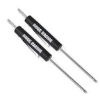 Set of 2 Mini Screwdrivers Flat Tip Phillips with Pocket Clip