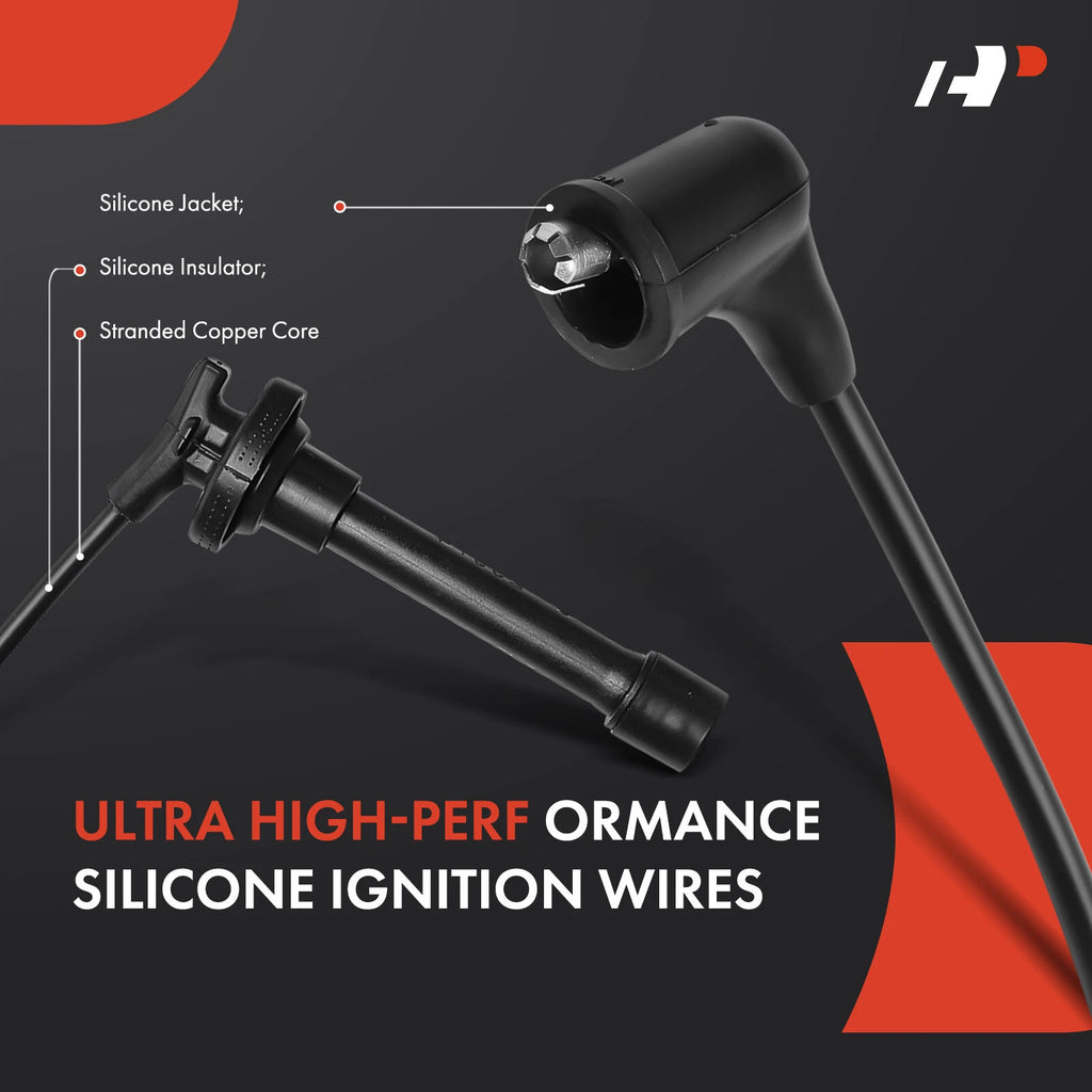 Ignition Coil & Iridium Spark Plugs Set for Honda Accord