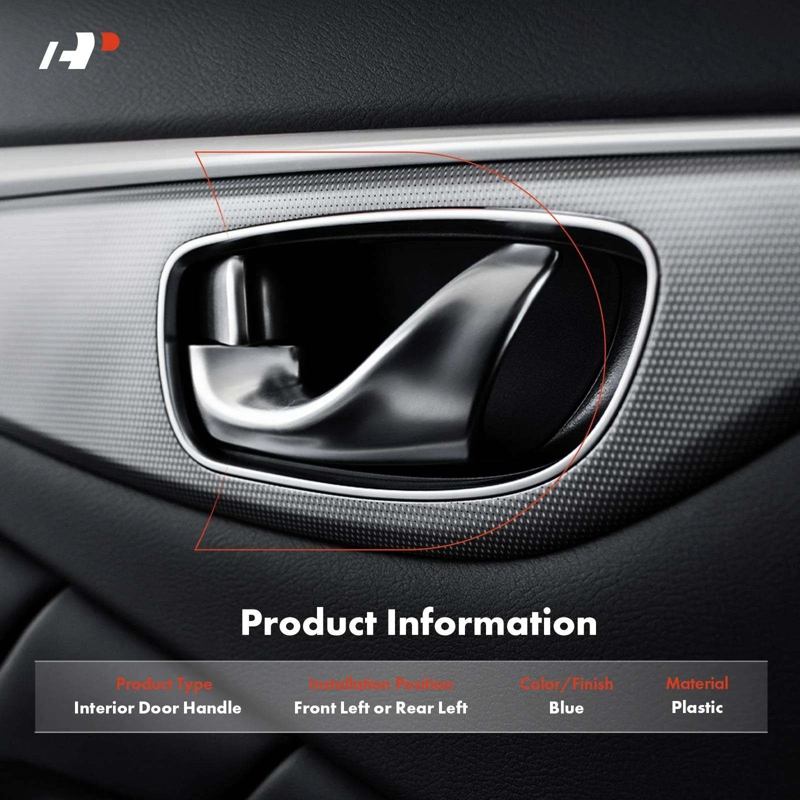 Left Interior Door Handle for Toyota Corolla (1998–2002)