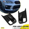 Front Bumper Fog Light Covers Bezel Grille for Subaru WRX STI (2018–2021)