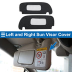 Sun Visor Cover Set for Dodge Ram 1500 (1994–2001) Left & Right Side Black