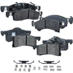 Set of 4 Semi-Metallic Brake Pads for Ford Expedition (2002–2006)