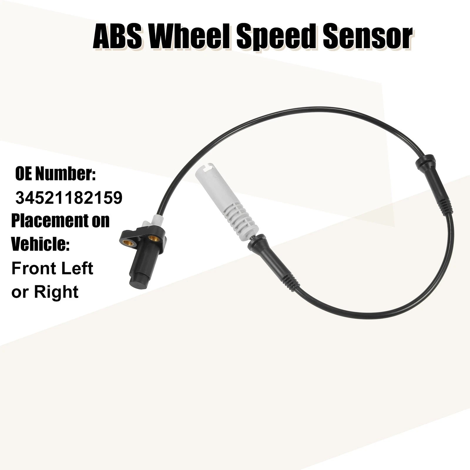 ABS Wheel Speed Sensor for BMW 520i 523i 528i (2001–2007) 34521182159