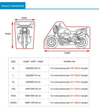 3XL Waterproof Motorcycle Cover for Harley-Davidson