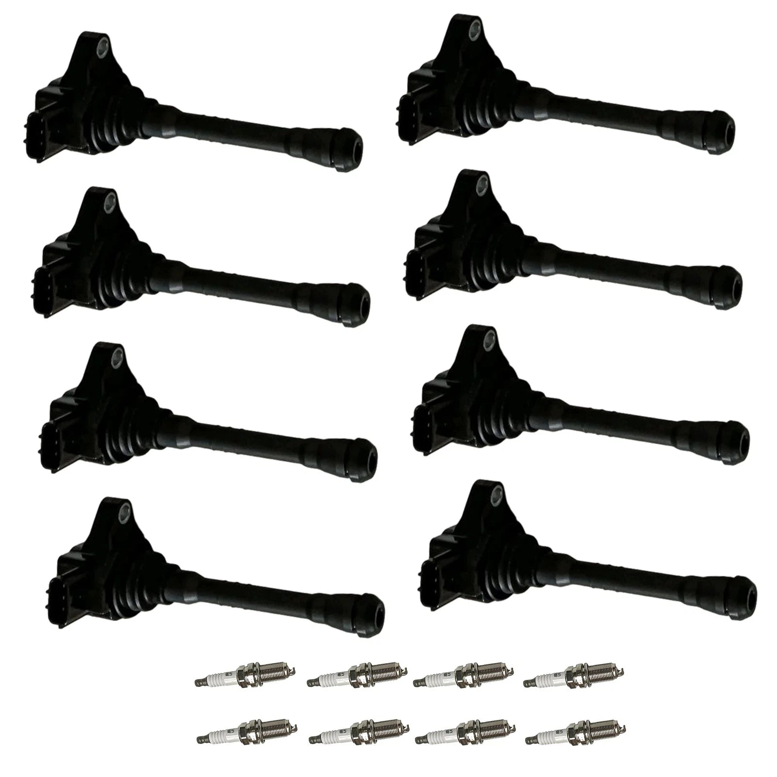 8x Ignition Coil & Iridium Spark Plug for Nissan Titan (2010–2015)
