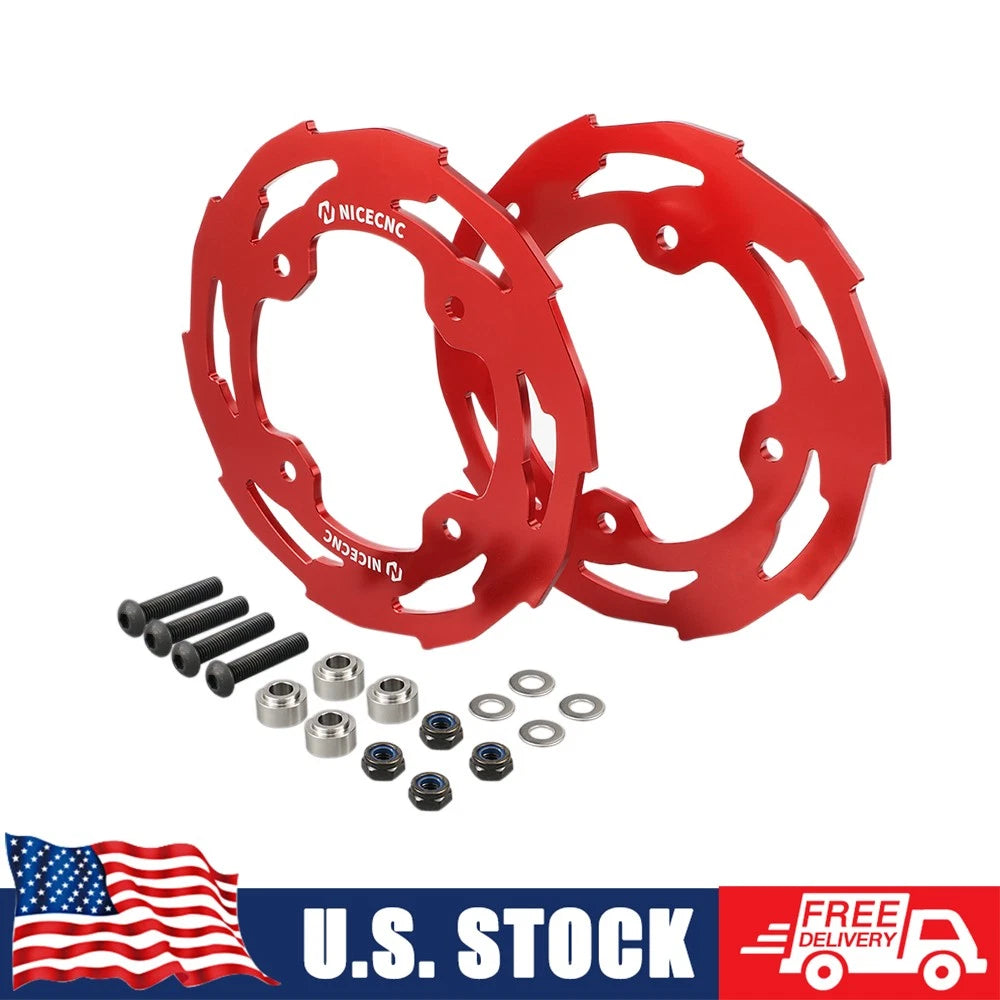 2X Rear Wheel Sprocket Cover Chain Guide for Yamaha YFZ450R (2009–Present)