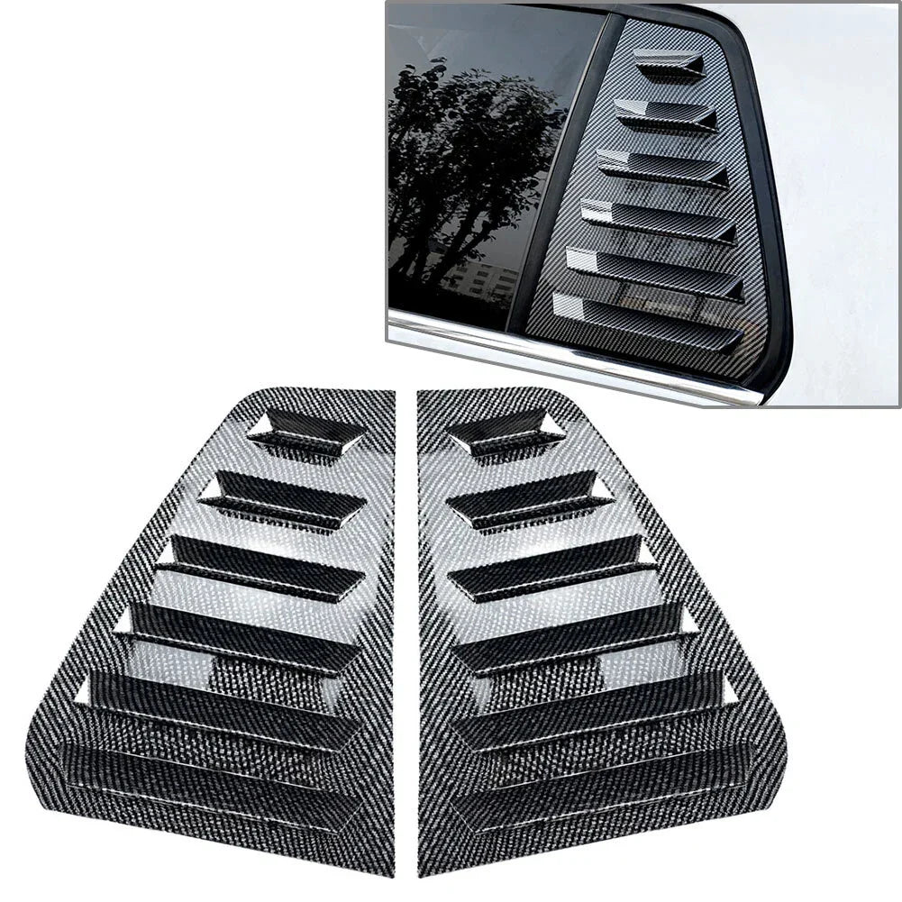 Rear Window Side Vent Shutter Louvers for VW Golf MK7 MK7.5 (14-19) Pair