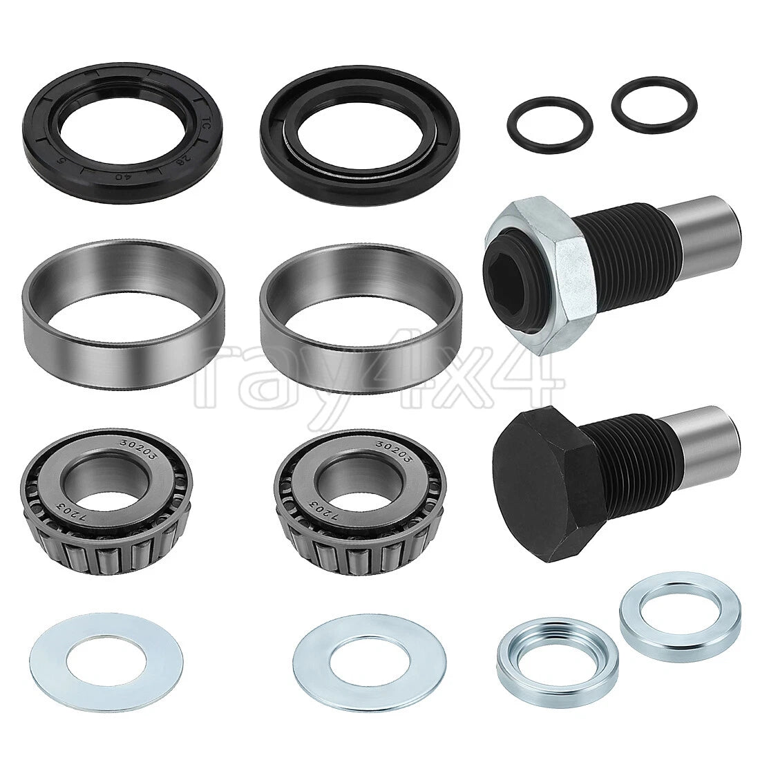 Swing Arm Bearing Seal Kit w/Shaft for Kawasaki KFX700 (2004–2009)