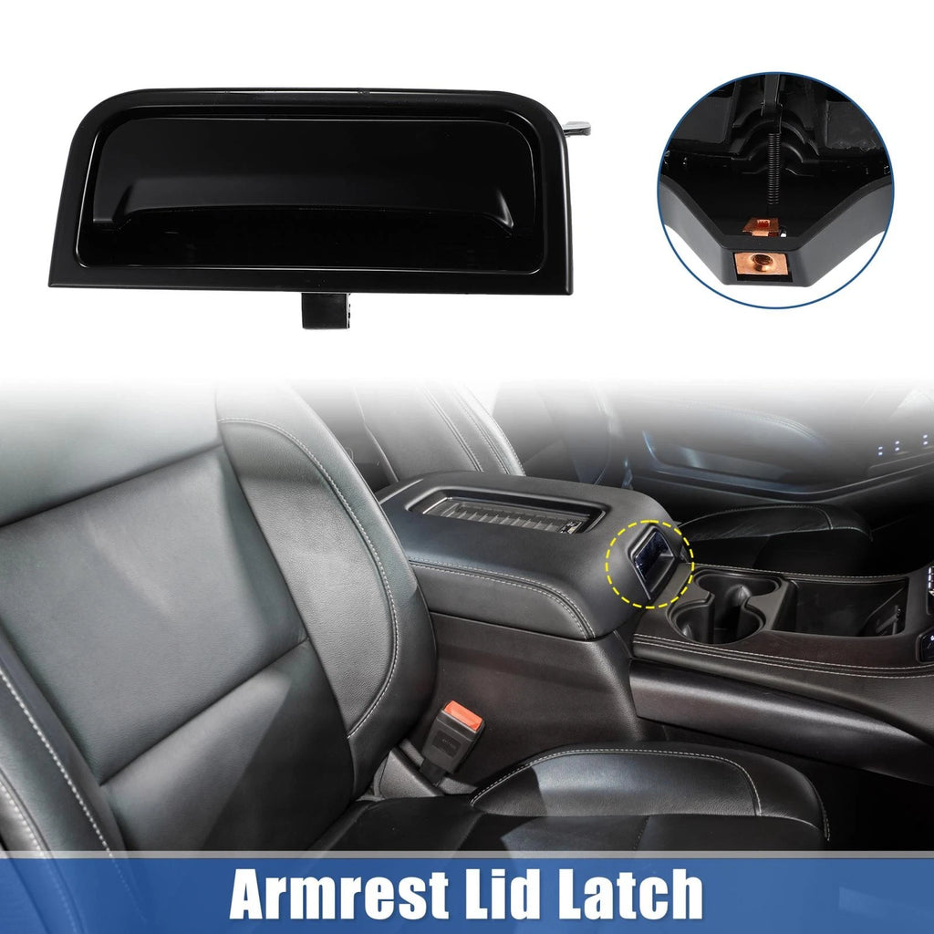 Set of 1 Center Console Cover Lock Armrest Lid Catch for GMC 