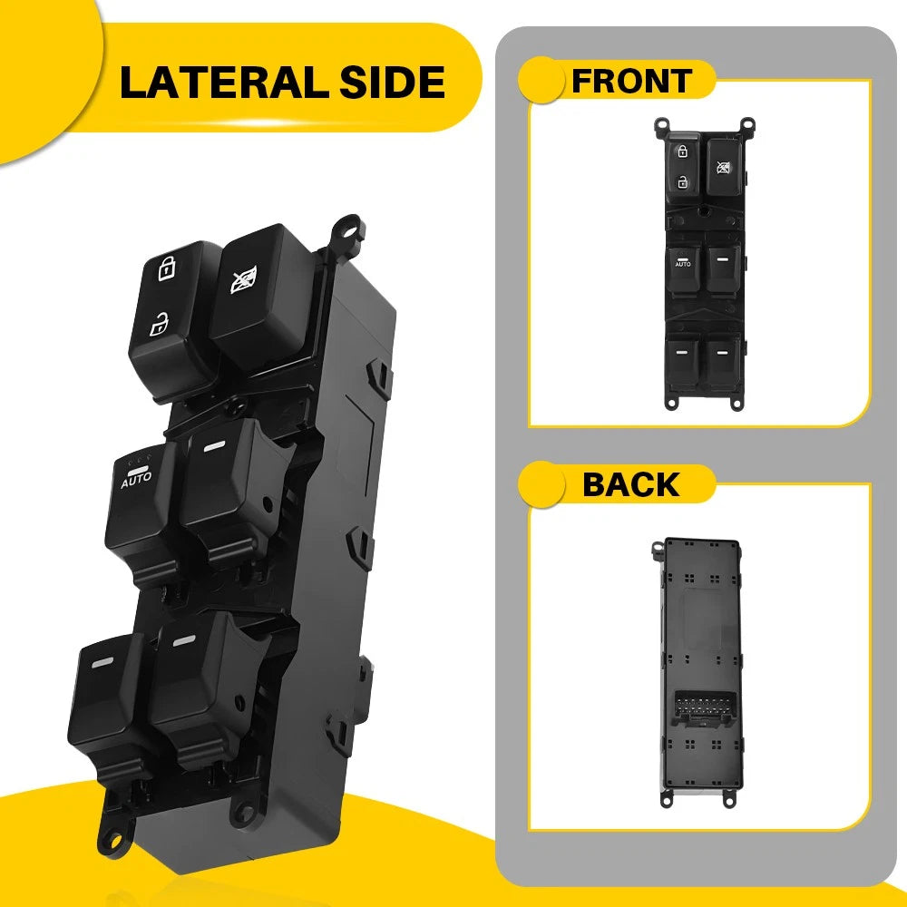 Power Window Control Switch for Kia Rio 4Door (2012–2015) 93570-1W155