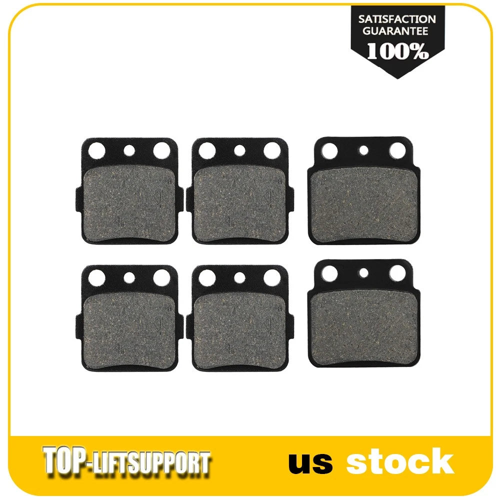 Set of 4 Carbon Fiber Brake Pads for Suzuki LT-Z 400 Quadsport