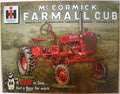 Vintage Replica Tin Metal Sign for Farmall Cub Mower (2132)