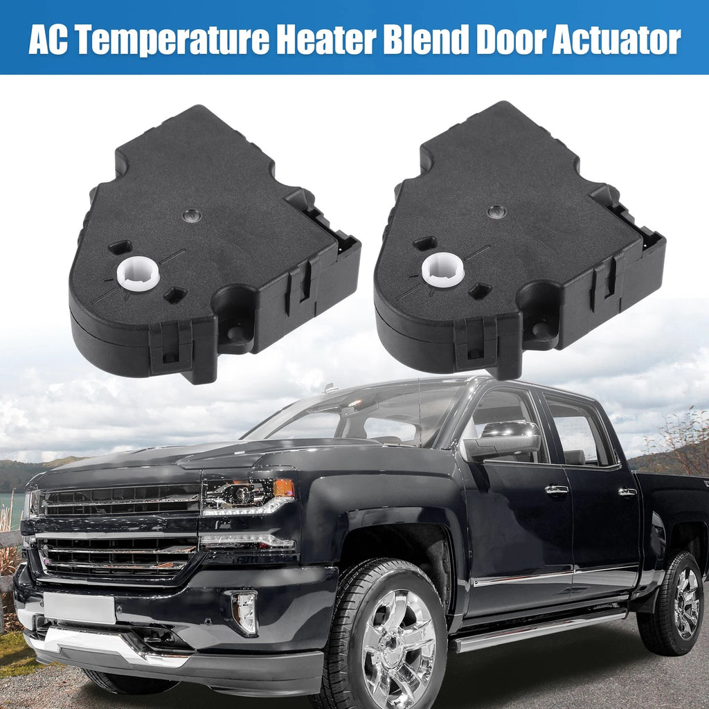 2pcs HVAC Air Door Actuator Heater Blend for Chevy Silverado Tahoe (2007–2014) No. 89018365