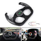 13" Flat Drift Racing Steering Wheel with Horn Button