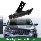 Front Passenger Side Headlight Washer Nozzle for Hyundai Santa Fe (2013–2018) No. 986722W000
