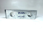 Zimar VP-140 Zinc Bolt On Anode Bar 10.5'' for Automotive Applications