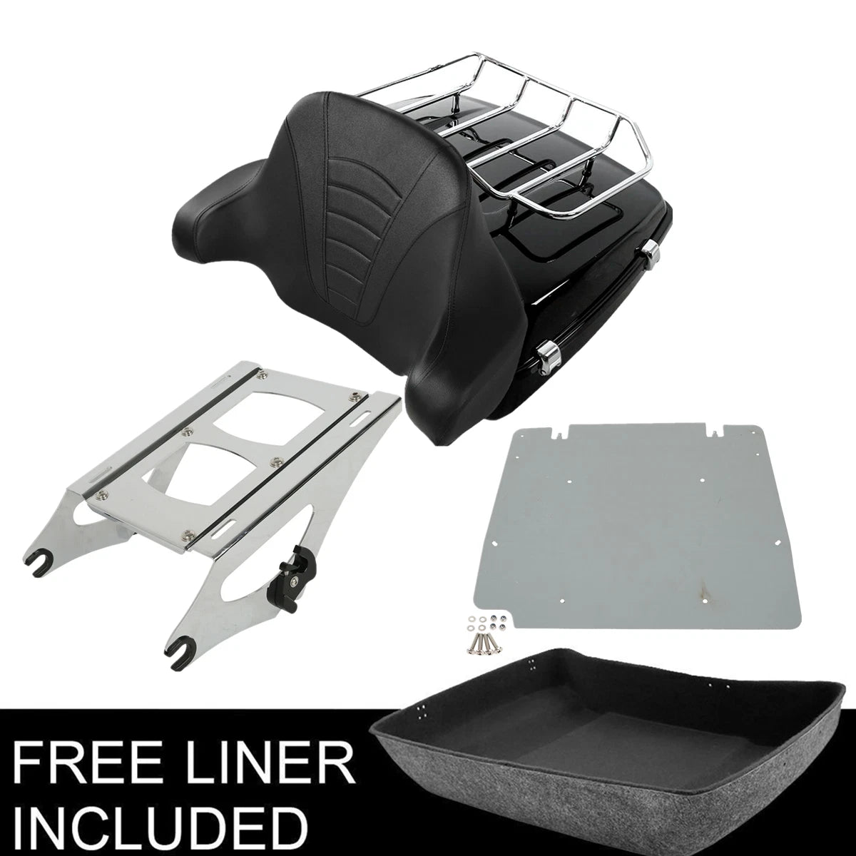 Trunk Pad Mount Rack for Harley Touring Road King (2014–2018)