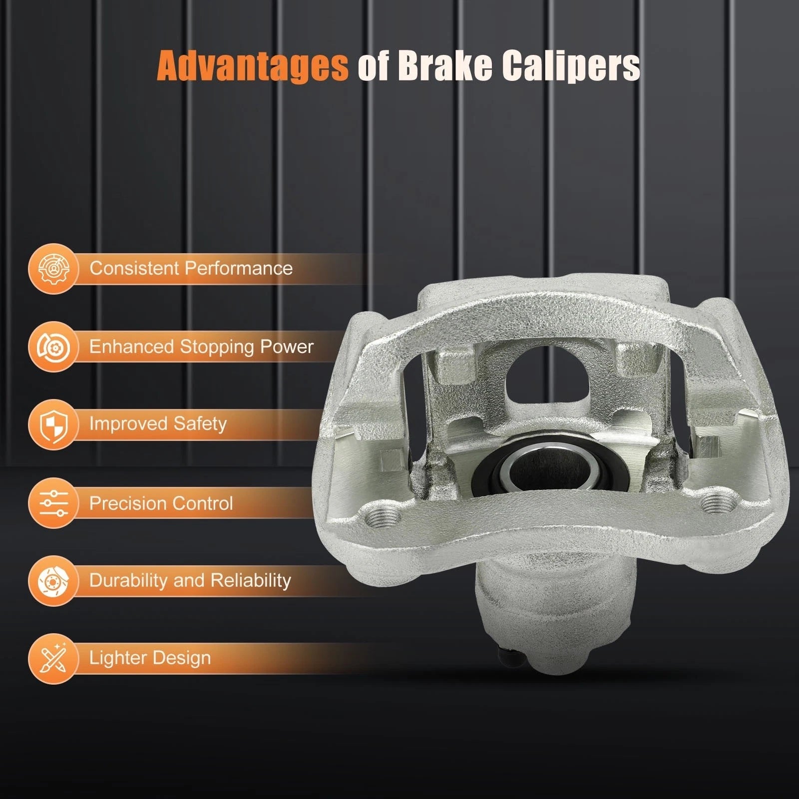 Brake Caliper with Bracket Assembly for Toyota Highlander (2004–2007)