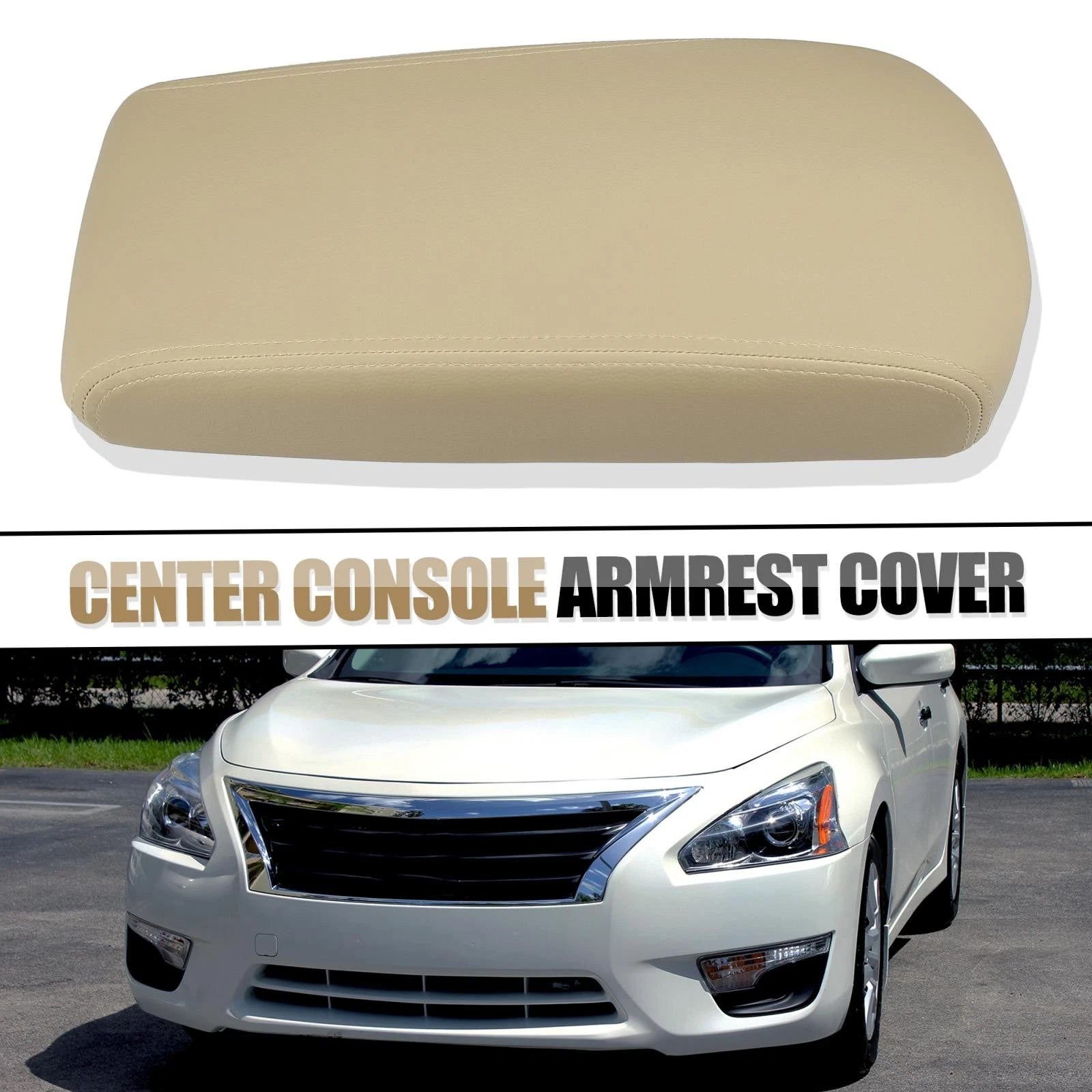 Center Console Cup Cover for Nissan Altima (2013–2018) Beige