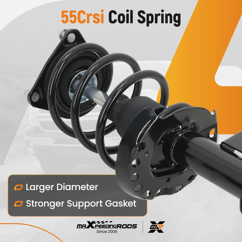 Complete Front Struts Shock Coil Springs for Kia Soul (2014-2019)
