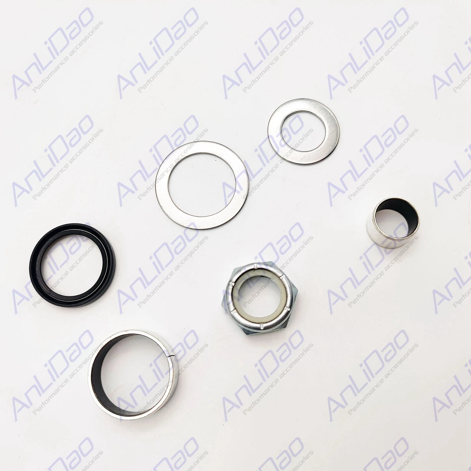 Gimbal Steer Arm Shaft Seal Bushing & Washer Nut Kit for MerCruiser (26-8M2005029)