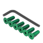 6X NRG Innovations SWS-100GN Steering Wheel Horn Delete Plate Screw for