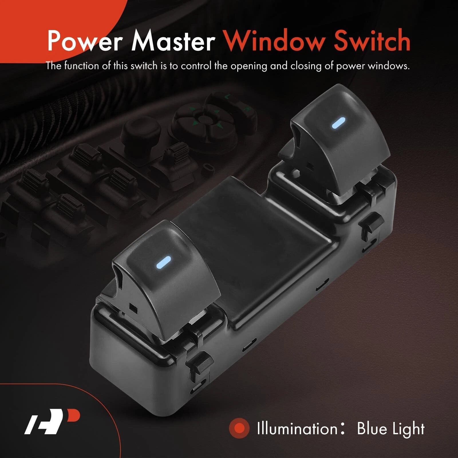 Rear Power Window Switch for Jeep Wrangler JK (2011-2017)