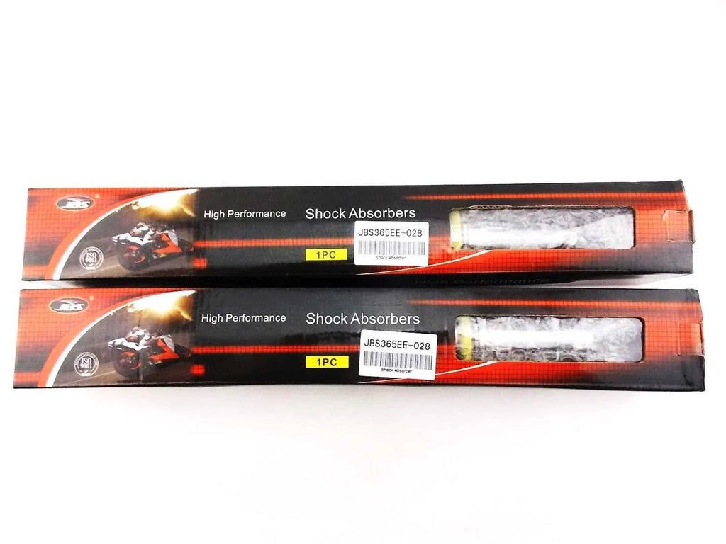365mm JBS Yellow/Chrome Shock Absorbers for Honda XL350K