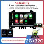9" Android 12 Stereo Radio GPS Wifi for Mercedes Sprinter (2006-2017)
