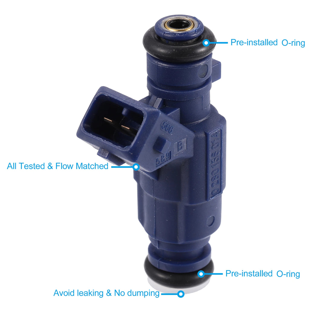 6x Fuel Injector 0280156014 A1120780149 for Mercedes CLK320 E320 C320 (2001–2005)