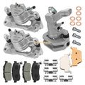Front & Rear Brake Calipers w/Pads for Honda Pioneer 700 (2014–2023)