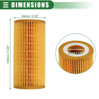 Set of 2 Engine Oil Filters for Mercedes C216 W221 (2007–2013) No. 2751800009