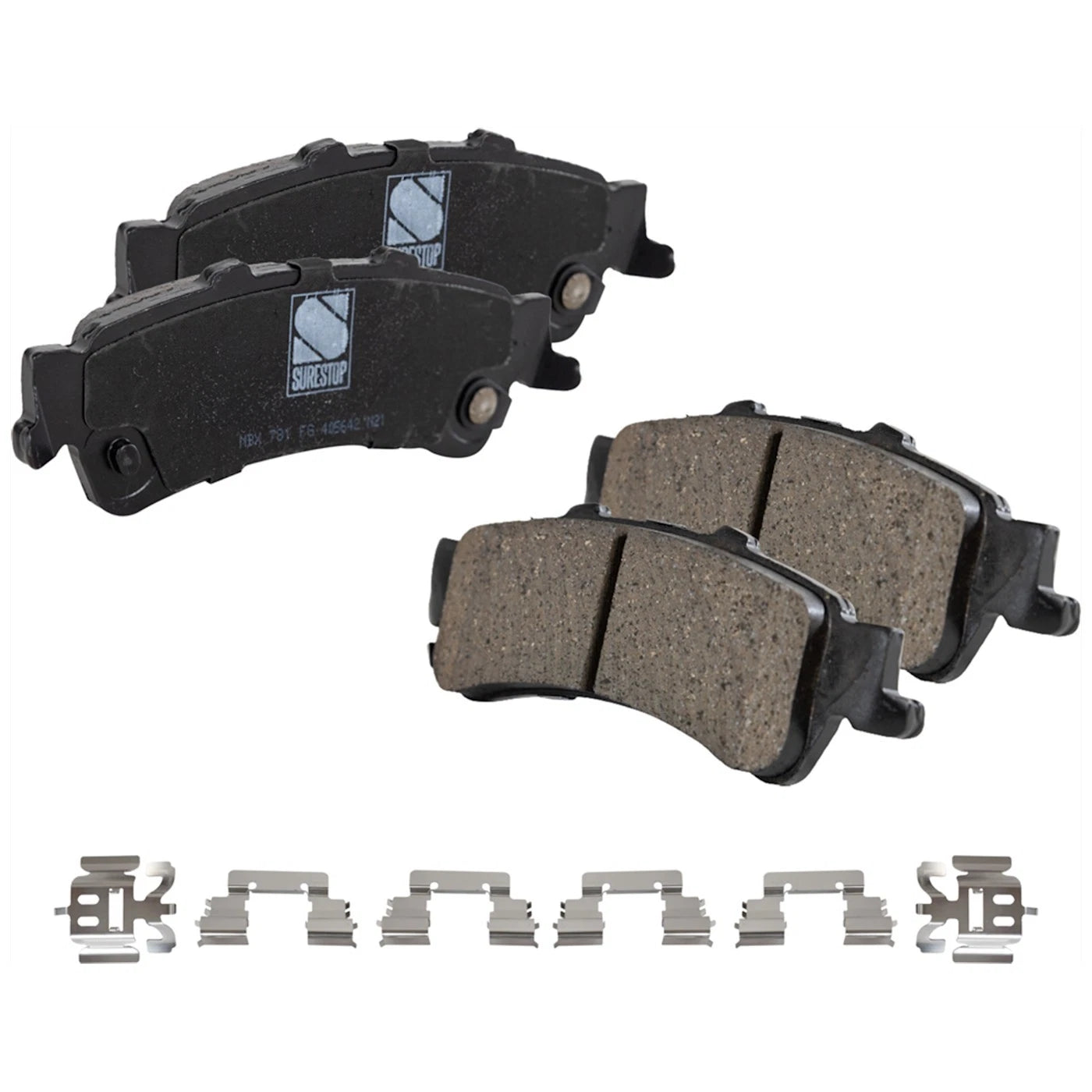 Brake Disc and Pad Kit for Chevrolet Silverado 1500 (2005) Cross-drilled & Slotted