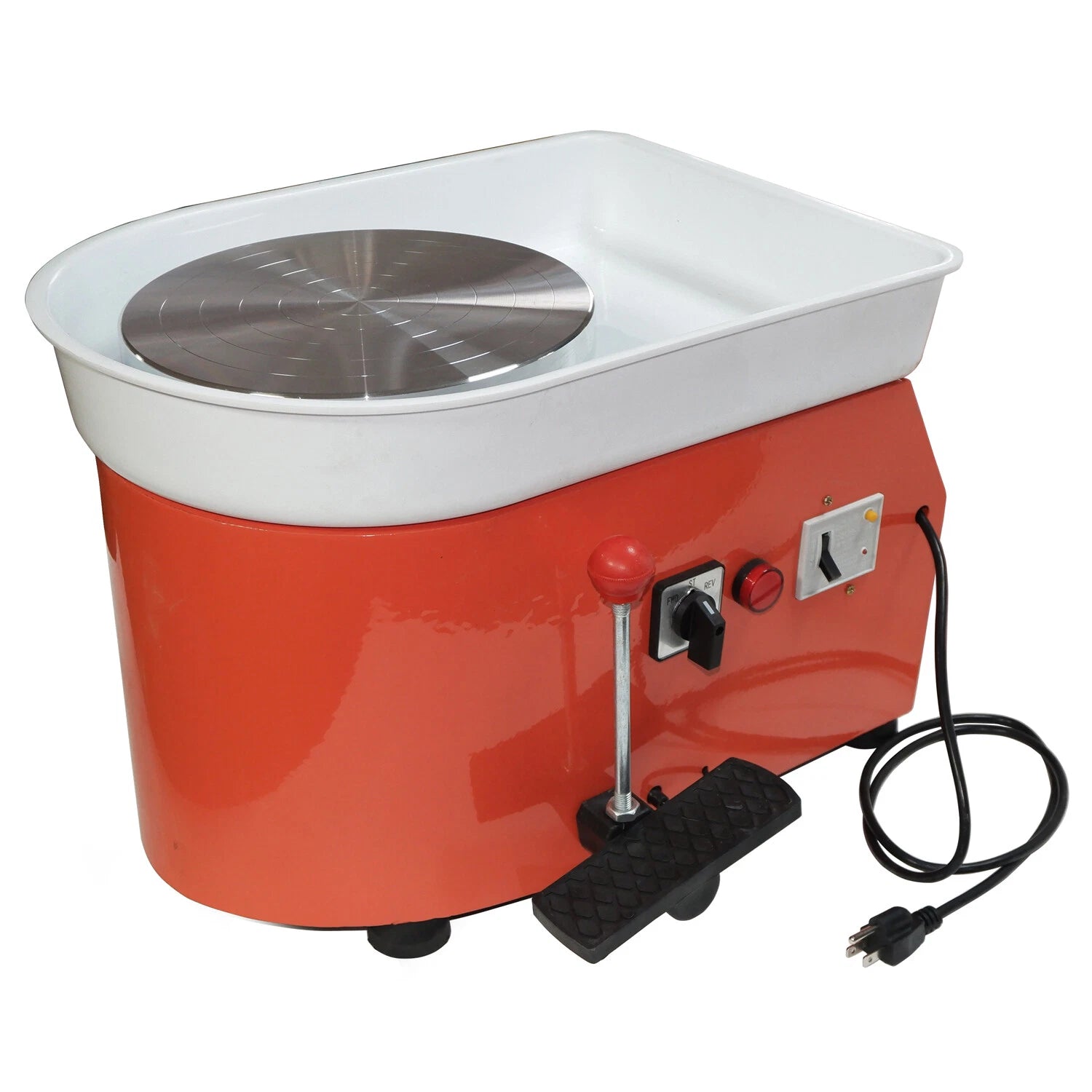 Electric Pottery Wheel 25cm 250W for DIY Clay Forming