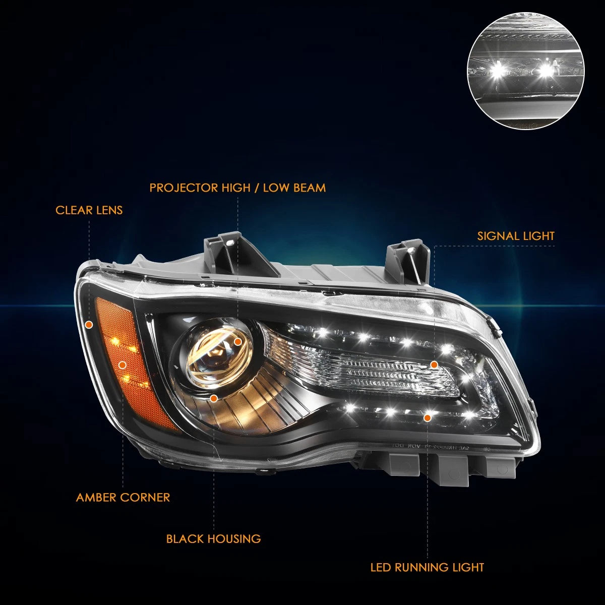 A/C Condenser for Lexus LS460 AWD (2007–2017) Aluminum Core Replacement