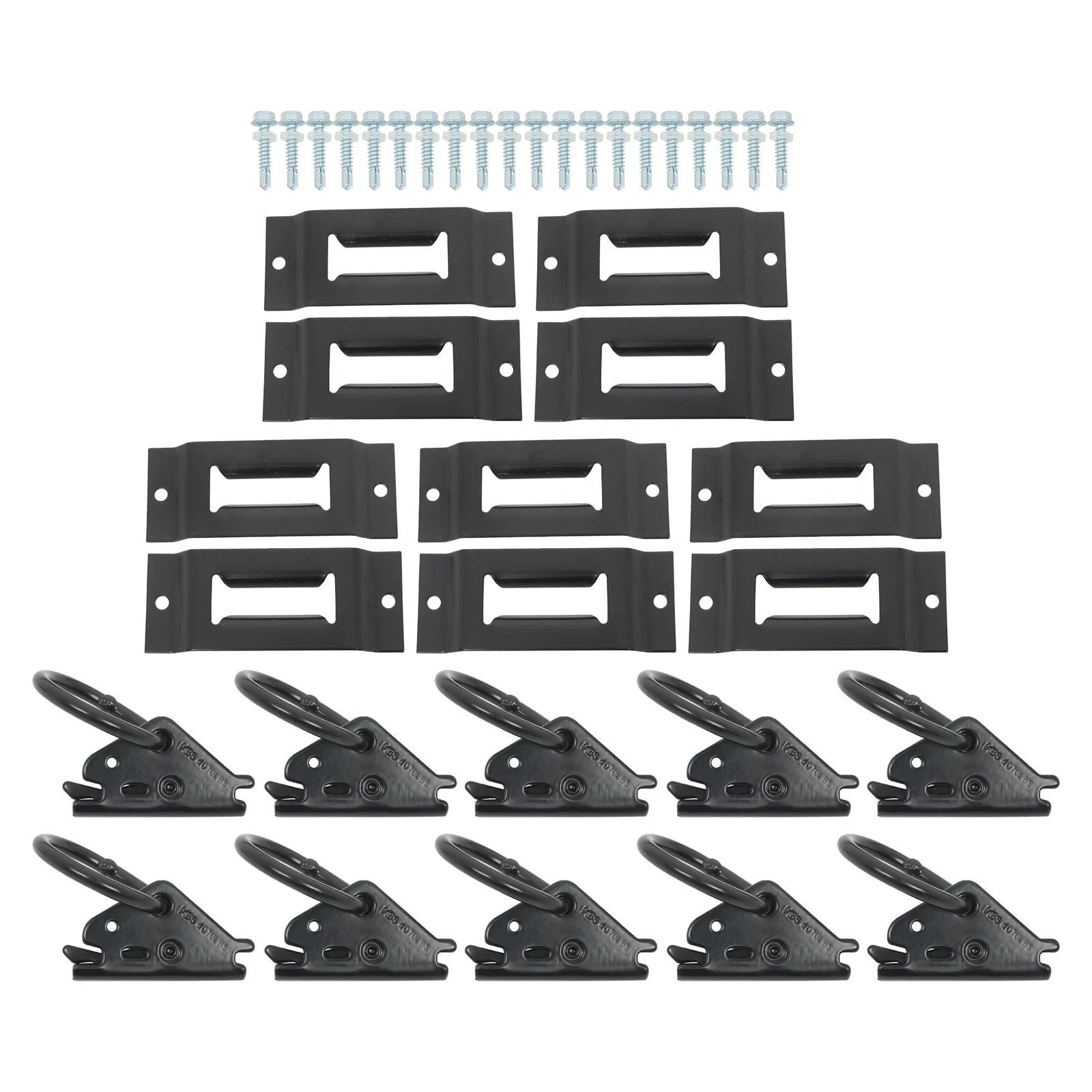 Set of 10 Etrack O-Rings for Universal Fitment