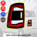 LED Tail Light for RAM 2500 3500 (2019–2024) Driver Left Side, Black Bezel